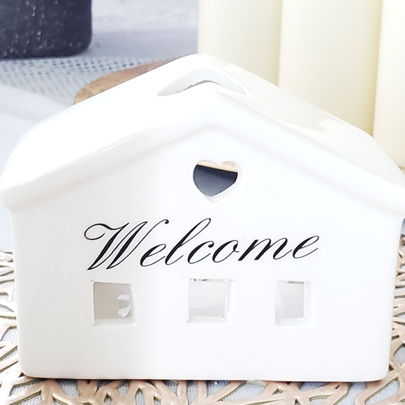 Set of 3 Beautiful ceramic home candle holders - Picture 4 of 6